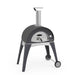 ALFA FORNI Ciao Pizza Oven with base. Side view.