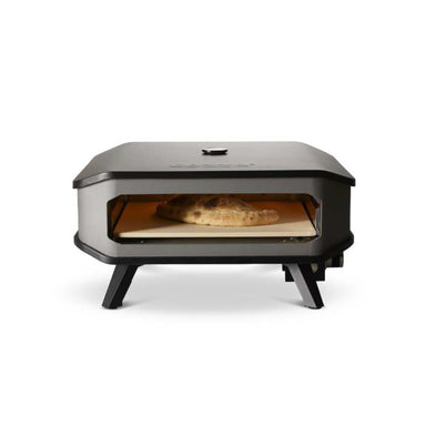 COZZE 17" Pizza oven cooking a pizza.