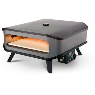 A side view of the COZZE 13'' Mk2 Pizza Oven Gas LED
